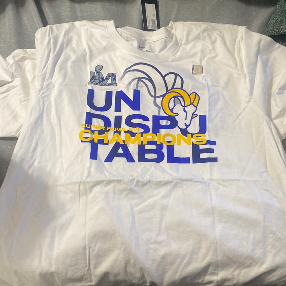 Súper bowl 56 Los Angeles rams championship tees